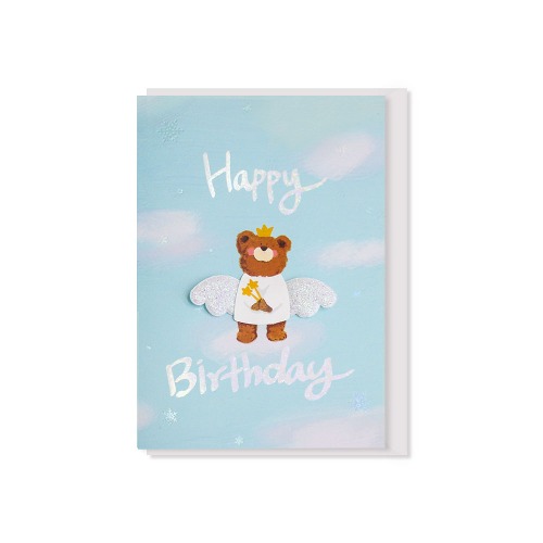 035-SG-0009 / 천사 곰돌이 생일카드